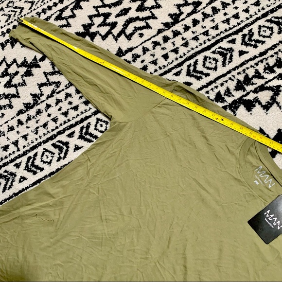 Oversized Long Sleeve Crew Neck Shirt Set - Picture 11 of 14